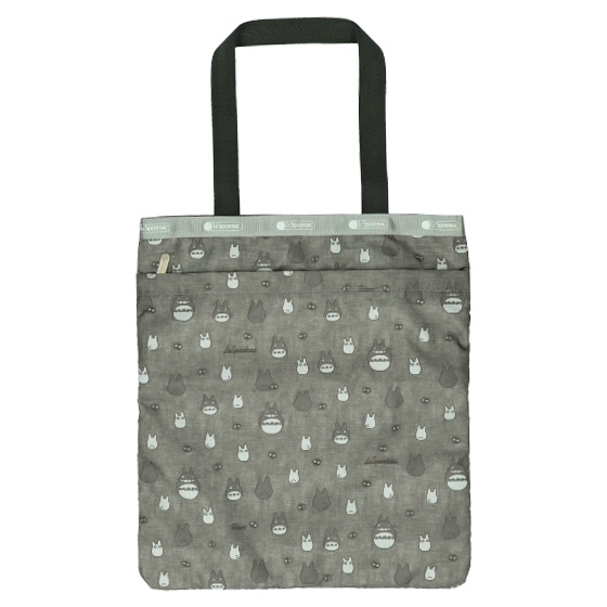 となりのトトロ レスポートサック Totoro gray EMERALD TOTE トート