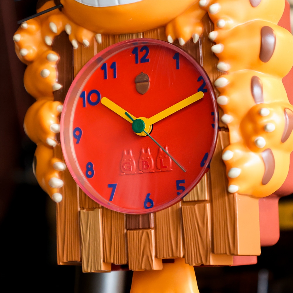 安売りジブリ 振り子時計 どんぐり共和国 となりのトトロ ネコバス 振り子時計 キャラクター玩具