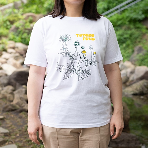 トトロファンドグッズ Tシャツ（センダングサ）白