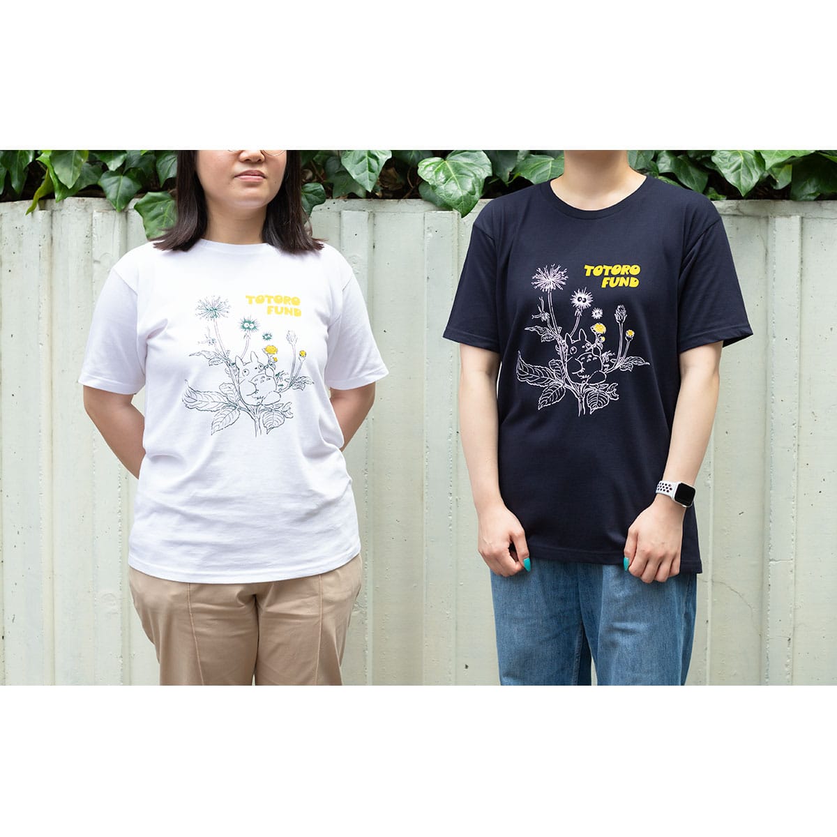 トトロファンドグッズ Tシャツ（センダングサ）白